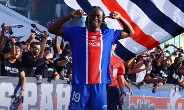 Merveille Kanjinga celebra un gol | Foto: PSG Feminines (X)
