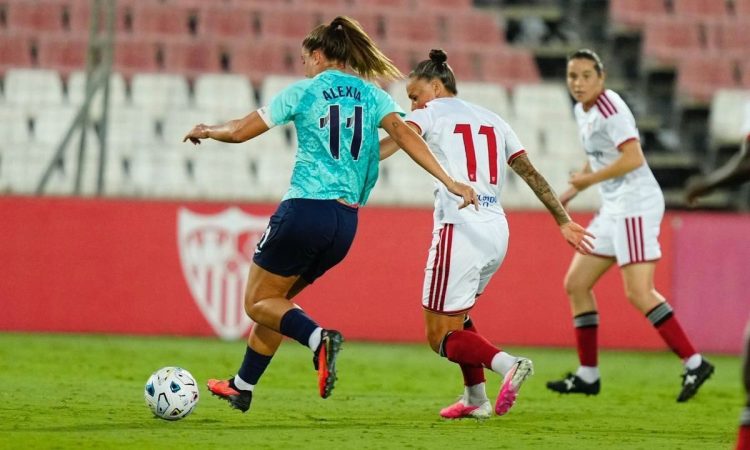 Alexia y Jassina Blom - Amistoso Sevilla FC vs London City Lionesses